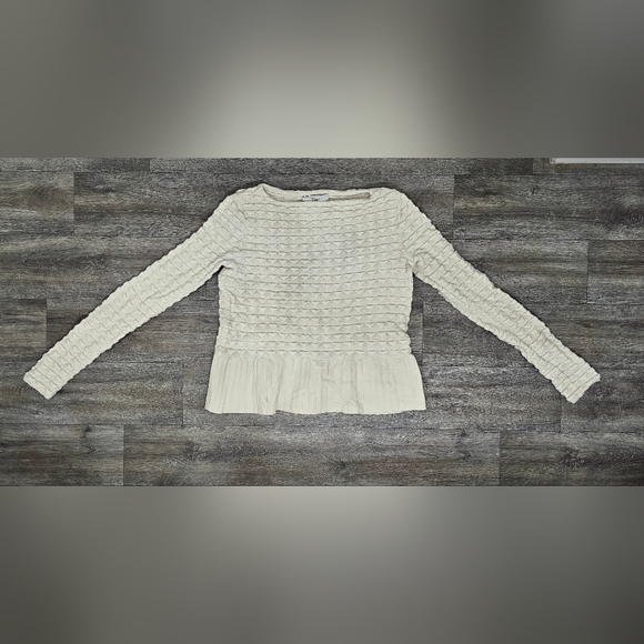 Pringle Of Scotland Merino Wool Textured Long Sleeve Sweater-Size Large - Picture 2 of 5